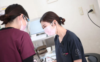 岡山の審美歯医者の院内風景